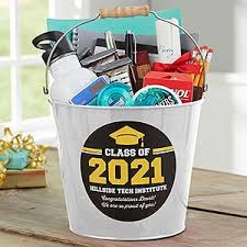 Instead of basic graduation presents, honor this milestone with some of the coolest grad gifts around. Class Of Personalized Graduation Metal Bucket White Graduation Gifts