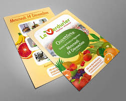 Flyer Pour L Ouverture Du Verdurier Flyer Print Creation Agence De Communication Creation Site Internet Campagne De Communication