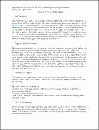 Police officer cover letter sample 1. Police Report Paper Sample