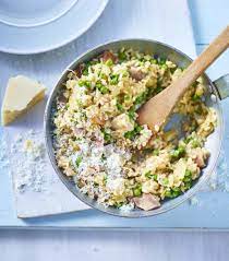 Easy Chicken And Pea Risotto Recipe Recipe Risotto Recipes Risotto Recipes Chicken Food