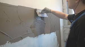 Fliesen Legen Eine Wand Halbhoch Verfliesen Anleitung Diybook De