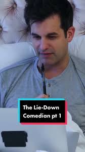 Live, laugh, lie down. Michael Kosta is the first lie-down comedian. F...
