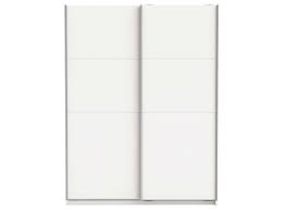 Pose de portes coulissantes youtube. Armoire 2 Portes Coulissantes Fast 2 Coloris Blanc Vente De Armoire Conforama