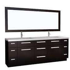 Maybe you would like to learn more about one of these? Design Element Moscony 84 In W X 22 In D Vanity In Espresso With Quartz Vanity Top And Mirror In Espresso J84 Ds The Home Depot