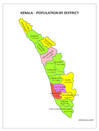 Map of india with neighbouring countries and territories. Jungle Maps Map Of Kerala Districts