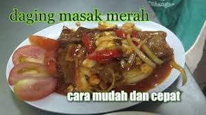 Ayam dibersihkan, digaramkunyit dan digoreng. Resepi Daging Masak Merah Kelantan Surasmi W Cute766