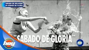 Sabbatum sanctum), also known as great and holy saturday (also holy and great saturday), the great sabbath, hallelujah saturday (in portugal and brazil), saturday of the gloria and black saturday (in the philippines) or easter eve, and called joyous saturday or the saturday of light among coptic christians, is the saturday of holy week, the day after good friday. Semana Santa Por Que La Gente Se Moja Con Agua En Sabado De Gloria