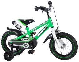 Kawasaki Kinderfahrrad Jungen 12 Zoll Grun
