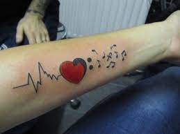 We've gathered the best heartbeat tattoo pictures to inspire you. Heartbeat Line Tattoo With Deep Connections And Meanings Tattooswin