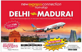 Air India Express New Express Connection Non Stop Delhi Madurai Ad Times Of India Delhi 07 09 2017 Air India Express Air India Madurai