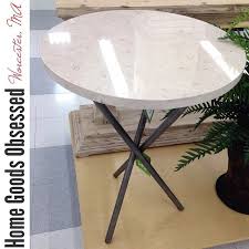 Thomasville Travertine Topped Tripod Side Table Pretty And Sleek 149 99 Orig 400 Homegoods Homegoodshappy Homego Home Goods Home Decor Side Table