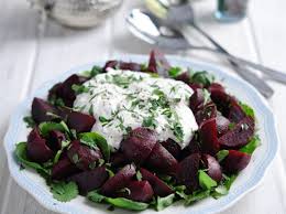 Moroccan Beetroot Salad With Yogurt Dressing Recipe Recipe Beetroot Salad Beetroot Recipes Salads Without Lettuce