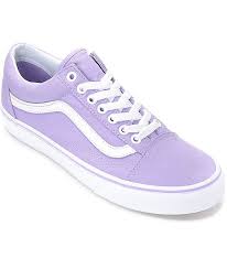 Vans Old Skool Lavender White Canvas Shoes Zumiez Lavender Shoes Vans Shoes Purple Vans