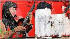 Hace unos días, la cantante nacional mon laferte terminó de pintar su gigantesco mural en un edificio ubicado en el sector de cerro alegre en valparaíso. Arrojaron Pintura Y Escribieron Rechazo En Mural Dedicado A Mon Laferte