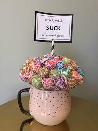 Cute Gift For Coworkers Leaving Goingawaygift Coworker Lollipopbouquet Cutegifts Du Diy Holiday Gifts Diy Teacher Christmas Gifts Student Christmas Gifts