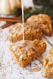 Maple Glazed Gingerbread Scones Recipe Baking Recipes Holiday Baking Baking