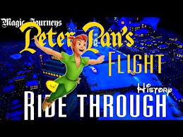 Peter Pan S Flight Ride Through And History Peter Pans Flight Magic Kingdom Rides History