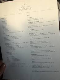 Menu At Rh Rooftop Restaurant New York City
