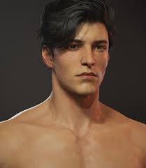 Artstation Man Body Force One Male Model Face Male Face Male Body
