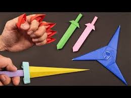 How To Make A Ninja Power Star Out Of Paper Ninja Star Paper Easy For Kids How To Fold An Easy Origami Throwing Star Origami Paper Ninja Blade Madilynn Origami Easy Origami Crafts Paper Crafts Origami