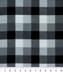 Black And White Checkered Fabric Australia Snuggle Flannel Fabric Black Gray Buffalo Checks With Images Flannel Fabric Fabric Flannel