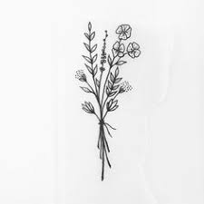 It looks like the flower is on fire and it's stunning. Quick Afternoon Doodle Wildflowers Wildflower Tattoo Flower Tattoo Designs Simple Flower Tattoo