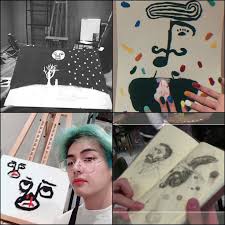 Mihee, seoyoon, cui xiang, jiwon, shiho, ria, harin and ahyoon. C On Twitter Taehyung S Art Taehyung Vante Art Kim Taehyung