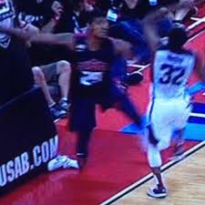 His lower right leg caught the basket stanchion and buckled. 04 November 2014 Worst Sport Injuries