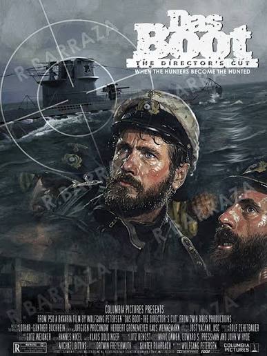 Das Boot fan art movie poster 100 x 70 cms 300 dpi. Art by @rodrigoprofiles  #dasboot #movie #poster #fanart #draw