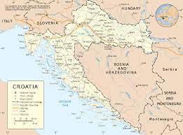 Sie können diese karten kostenlos herunterladen oder drucken. Landkarte Kroatien Ubersichtskarte Weltkarte Com Karten Und Stadtplane Der Welt
