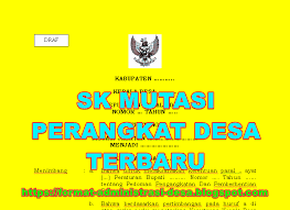 Kementerian pendidikan dan kebudayaan republik indonesia. Contoh Sk Mutasi Perangkat Desa Sekdes Kasi Kaur Dan Kadus Terbaru Format Administrasi Desa