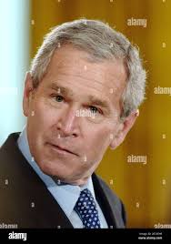 George w bush portrait hi-res stock photography and images