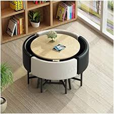 ¡ven a conocerlos aquí, en homify! Conjuntos De Mesas Y Sillas De Cocina For Espacios Pequenos Asiento De Cuero Del Sofa Mesa Redonda 80cm Sillones Retro Juego De Comedor Cafeteria Tienda De Te Con Leche Conferencia Ocio Hotel