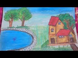 Chalk, pastels, crayons, charcoal, colored pencils Oil Pastels Drawing Landscape For Beginners Easy For Kids Painting With Oil Paints