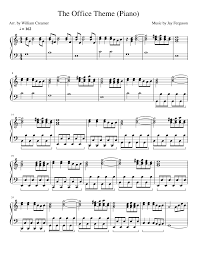 The Office Theme Piano Bruce Hornsby Piano Sheet Music