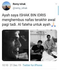 Rita rudaini secocok kahwin dengan remy ishak? Ayah Saya Ishak Bin Idris Penduduk Guar Chempedak Facebook