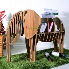 Wood Elephant Table For Living Room Decor Diy Animal Furniture Animal Bookshelf Lucky Elephan Diy Living Room Decor Diy Wood Desk Living Room Decor On A Budget
