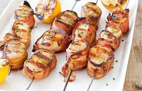 Recette Buffet Dinatoire Facile Brochettes Saint Jacques Au Lard Recettes De Cuisine Brochette Saint Jacques Recette Petoncle
