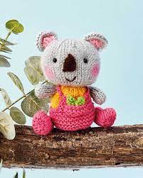 The insides of her ears are white and she has a long, brown nose. Koala Toy Knitting Patterns Let S Knit Magazine