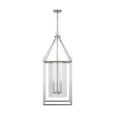 Shop 4 Light Brushed Nickel Foyer Pendant Overstock 28556225