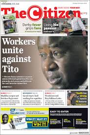 4,178 likes · 30 talking about this. Newspaper The Citizen South Africa Newspapers In South Africa Tuesday S Edition October 23 Of 2018 Kiosko Net