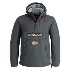 Napapijri Rainforest Pocket 1 Winter Anorak Men Dark Solid Grey Skiwebshopskiwebshop Com