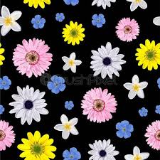 Maybe you would like to learn more about one of these? Vector Background Pink With Flower Seamless Simple Floral Pattern On Stock Vector Crushpixel