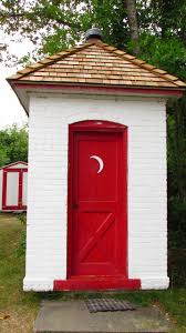 Outhouse At The Sturgeon Point Light House Outhouse Point Light Old Farm Houses