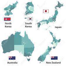 En es pt fr ru nl. Jungle Maps Map Of Japan And Australia
