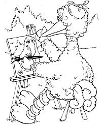 These coloring pages present birds in their proudest journey, birds which exemplify boundless energy, birds in tree houses, birds with their families, birds that display their might against the wind, and more. Big Bird Coloring Pages Coloring Home