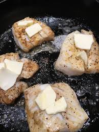 Turn heat down to medium and flip the cod over. Pan Seared Butter Cod Fish Recipes Pan Seared Pan Seared Cod Recipe Cod Recipe Pan