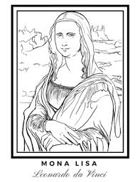 Billed once per month until cancelled. Mona Lisa Coloring Page By Msjess Teachers Pay Teachers