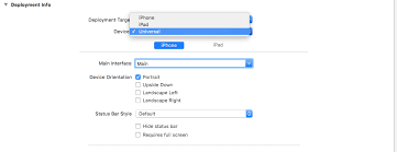 Xcode 8 1 Setting For Deployment Devices Stack Overflow