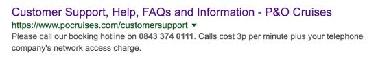 P O Cruises Free Phone Number Customer Service Contact Numbers